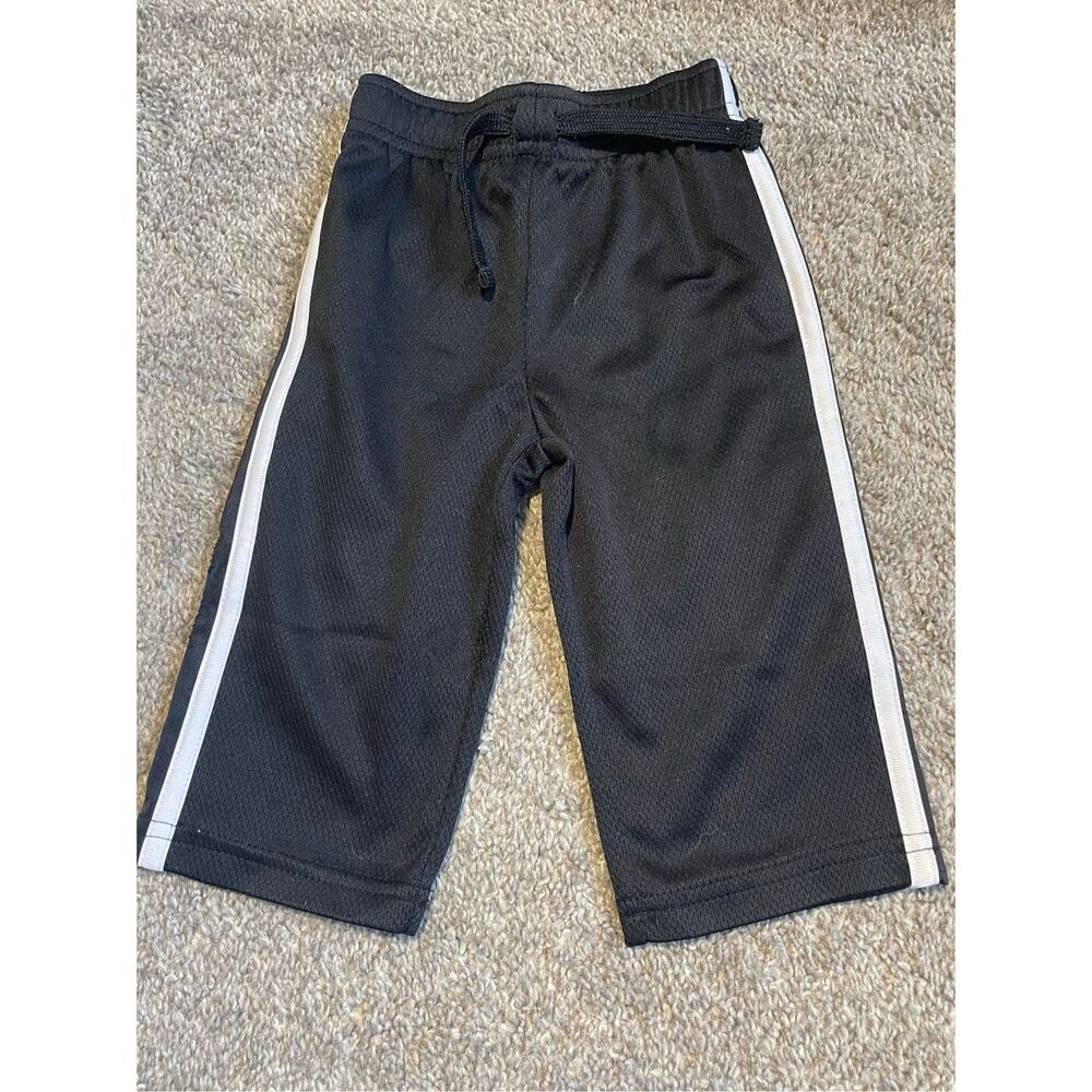 Jumping Beans Black and White 12M Elastic Waist Sweat Pants